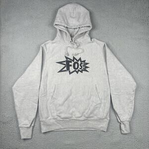 Virgil Abloh Hoodie Men’s Small Gray Brooklyn Museum FOS CAT Champion